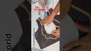 Lace blouse design cutting and stitching #Shorts #shortsviral #blousedesign #shortsvideo #blouse