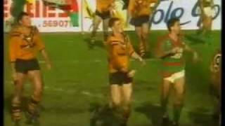 South Sydney Rabbitohs V Balmain Tigers 1989