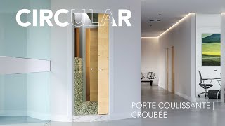 ECLISSE Circular : Châssis pour porte coulissante courbe