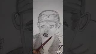 sai baba shirdi drawing 🙏🙏🏻😊😊😊☺️😚#shorts #shortsvideo #youtubeshorts