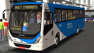 Proton Bus Simulator com Marcopolo torino 2014 da cidade das Hortênsias carro 3041.