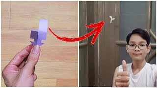 How to make paper toys that fly without falling