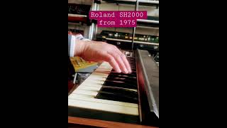 This is the modified Harpsichord sound of the Roland SH2000 Synthesizer.  #analogsynthesizer