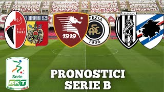 PRONOSTICI SERIE B 9 GIORNATA! BARI-CATANZARO, SALERNITANA-SPEZIA!