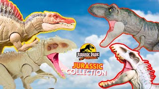 GIANT T-Rex VS I-REX Vs Indoraptor, Giganotosaurus | Jurassic Park, Jurassic World Dominion & More!