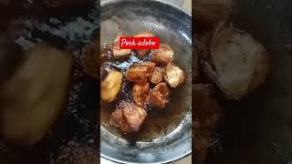 pork adobo #satisfying #food #asmrsounds #asmr #trending #khikechannel