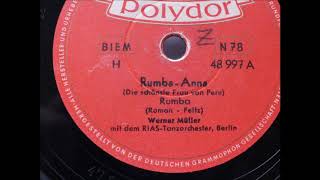 Werner Müller Tanzorchester   Rumba Anna