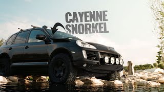 READY FOR WADING WATER! 💧 Porsche Cayenne Snorkel