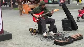 Busker in The City