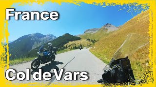 Best motorcycle roads of France - D902 (Vars Pass) - motorcycle touring in Europe