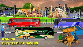 Pawai klakson bus telolet basuri versi animasi 2023 terbaik