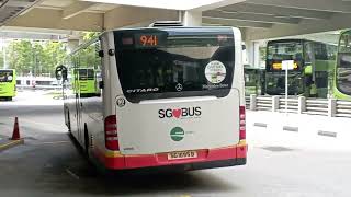 🟩Tower Transit Mercedes-Benz O530 Citaro (Batch 3) SG1695B on Service 941 at Bukit Batok Int