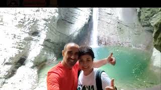 #19 esLOVEnia Ticket??puente tibetano Cascada Kozjak en Kobarid