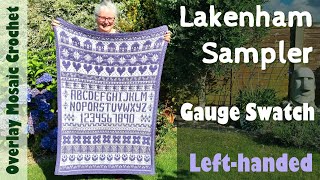 Lakenham Mosaic Sampler - Gauge Swatch (LeftHanded)