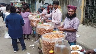 Street food panipuri 8 Piece @ 10 Tk, Roadside Popular Street Food (Pani Puri) Tour at mirpur dhaka