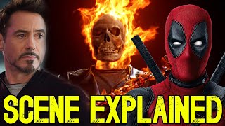 Tony Stark & Ghost Rider Cameo Explained - Deadpool & Wolverine Extra Cable Scenes