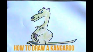 HOW TO DRAW A KANGAROO