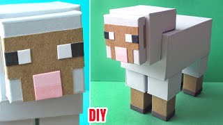 DIY Minecraft Sheep From Scratch | Minecraft Papercraft Sheep | Paper Crafts