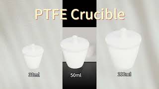 StonyLab PTFE Crucible with Lid