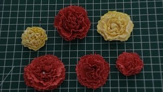 Papieren bloemen zelf maken korte tutorial DIY