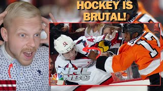 Latvian Soccer Fan Reacts to Top 10 NHL Fights of All Time | Ultimate Hockey Fights Compilation