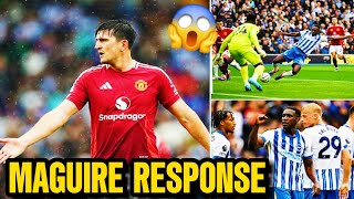 Cameras catch Harry Maguire's five-word response to Man United team-mates