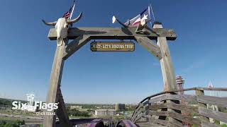 New Texas Giant On-Ride (HD POV) Six Flags Over Texas