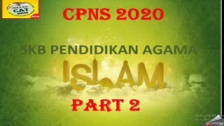 Soal SKB Guru PAI (agama islam)  berdasarkan narasumber yang telah mengikuti tes SKB PAI#CPNS 2020