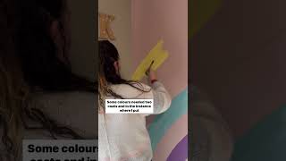 Painting A Rainbow Feature Wall - Little Girls Bedroom Makeover 🌈