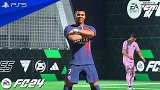 FC 24 | PSG vs. Inter Miami -  "Mbappe vs. Messi" VOLTA Full Match | PS5™ [FullHD]