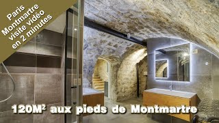 VENTE APPARTEMENT 7 PIECES 120M PARIS MONTMARTRE SACRE COEUR 75018 CHATEAU ROUGE LAURENT FERY CONSEI