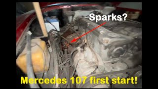 Mercedes R107 fuel pump relay+first start in years