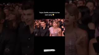 Taylor Swift reaction to her own song ig taylorswift13_pg