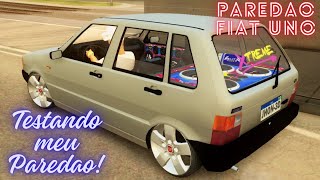 Fiat Uno Com Paredão e Rebaixado Causando  (Gta San Vida Real)