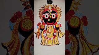 Lord jaganath 🕉️🙏 painting ✨ |Kalia Thakura painting 🎨🖌️#shortvideo #acrylicpainting #jagannath