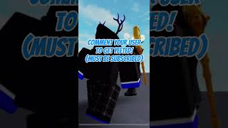 Comment Your Username+Subscribe=Yeeted #roblox #fyp