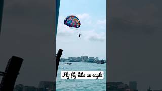 Parasailing in pattaya #thailand #pattaya #shorts #parasailing