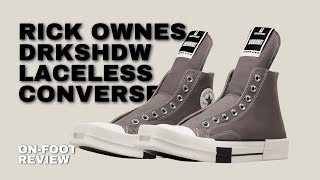 Rick Owens x Converse TURBODRK Chuck 70 Laceless Review, On-feet, Sizing & Details