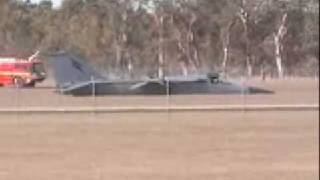 F-111 Gear Up Landing