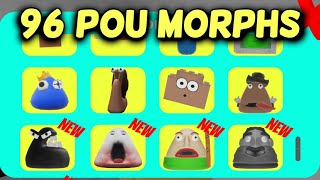 POU MORPHS How to get ALL 96 POUS Roblox [ UPDATE 21 ]