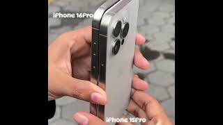 iphone 16 pro vs 15 PRO