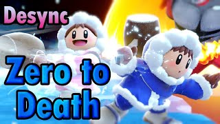 How to do the Ice Climbers Desync Zero to Death Combo Smash Ultimate