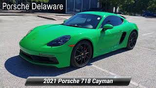 Certified 2021 Porsche 718 Cayman GTS 4.0, Newark, DE R2091