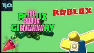 MY 100 ROBUX ENTRY GIVEAWAY (ENDED)