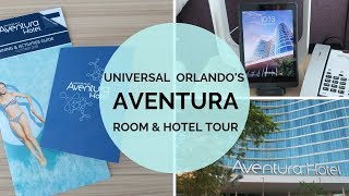 TOUR OF UNIVERSALS AVENTURA HOTEL | Skyline View Room Tour, Hotel Tour & Bar 17 | Elle and Mimi