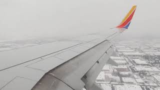 Southwest Airlines Landing Chicago O'Hare (ORD) 2/18/21