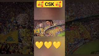 प्यार तो सब लोग अपनी टीम से करते है but...CSK💛🥰|  #ipl2024 #viral #cricket #trending #ipl #reels