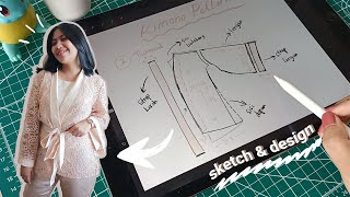 Pertama Kali Jahit Baju Bridesmaid Sendiri ✨ - Part 1: Sketsa Desain & Tes Pola