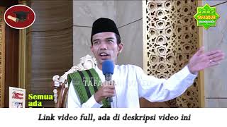 HUBUNGAN ANAK DAN IBU !! Faktor Yang Membuat Anak Jauh Dari Ibunya, Ustadz Abdul Somad, Lc , MA