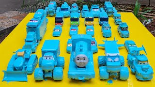 Clean up muddy minicars & disney pixar car convoys! Play in the garden